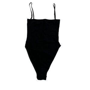 Are You Am I Kimia Bodysuit in Black